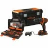 BLACK+DECKER BDCHD18S1KA, Perceuse à Percussion -Makita Shop BLACK DECKER BDCHD18S1KA Perceuse percussion@@1577069