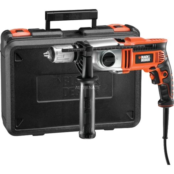 BLACK+DECKER Perceuse à Percussion KR8542K 3 BLACK+DECKER Perceuse à Percussion KR8542K