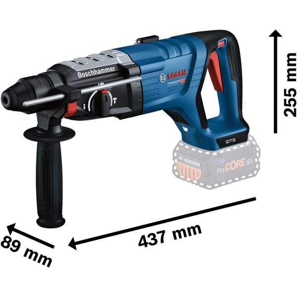 Bosch GBH 18V-28 DC Professional Solo, 0611919001, Marteau Piqueur 5 Bosch GBH 18V-28 DC Professional Solo, 0611919001, Marteau Piqueur – Image 3