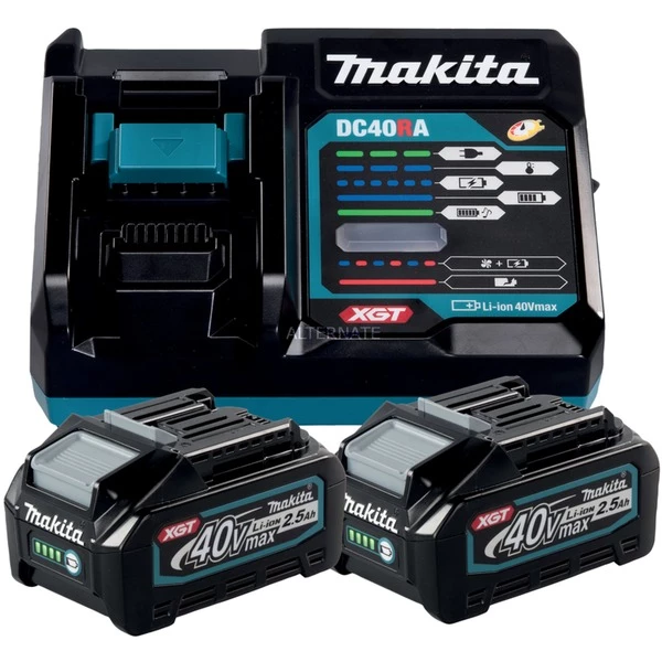 Makita Power Source Kit Li 40V 2,5Ah, Chargeur 3 Makita Power Source Kit Li 40V 2,5Ah, Chargeur